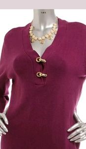Charter Club Henley Pull Over V Neck Sweater. 3X